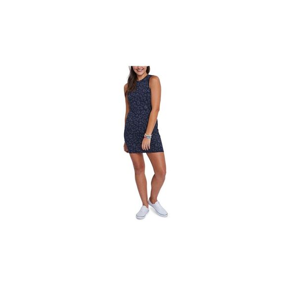 SUNDOWN BY SPLENDID Dresses & Skirts - SUNDOWN BY SPLENDID Womens Body Con Mini Dress Navy Sleeveless Juniors XL